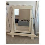 Vanity top mirror.  Vintage mirror