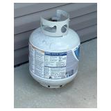 Almost full propane tank