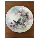 8.5ï¿½ Lena Liu Red Spotted Purples wall plate