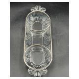 Vintage divided nut dish
