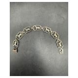 Vintage sterling silver horse bracelet