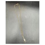 vintage Sarah Coventry gold-tone teardrop necklace