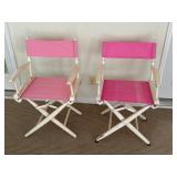 Pair of directors chairs