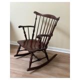 Vintage petite wooden rocking chair