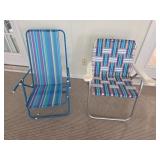 2 beach chairs