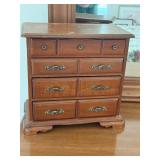 Vintage wooden jewelry box