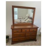 Vintage Sumter South Carolina dresser & mirror