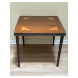 Vintage wooden card table
