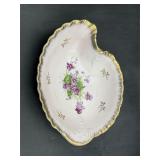 Vintage Hand painted Lefton China nut dish