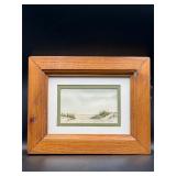 9x7ï¿½ coastal landscape watercolor