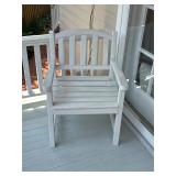 Outdoor wooden chair