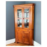 antique corner cabinet 86ï¿½ tall