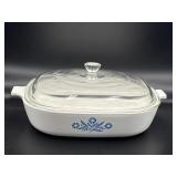 10ï¿½ blue cornflower lidded casserole dish