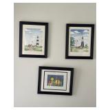 J STILLWELL framed prints 12x15