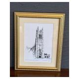 11x14ï¿½ 4/6 Duke University Chapel STILLWELL