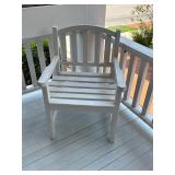 Outdoor wooden chair
