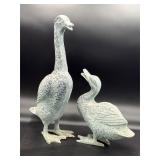 Metal decor ducks