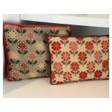 vintage needlepoint pillows