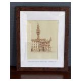 1971 Print- piazza Della Signoria Florence Italy