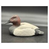 Signed 1999 Canvasback Drake duck decoy