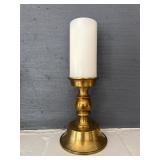 Vintage heavy brass candleholder