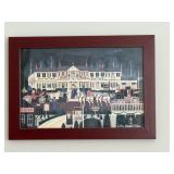 19x13ï¿½ Americana folk art print Radford Wine