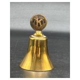 vintage 3ï¿½ brass bell Kiwanis International logo