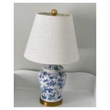 Blue & white lamp