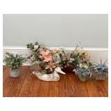Faux flowers 2nd floor