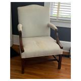 Stained arm chair