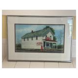 Larry Miller, print general store at Timothy
