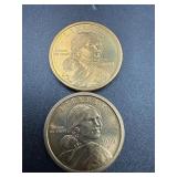 2000-P Sacagawea one dollar coins