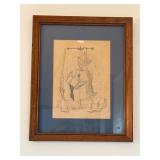 12x15ï¿½ sketch by Clifton Skinner