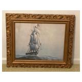 26x23ï¿½ vintage maritime nautical print