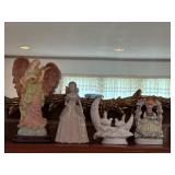 Vintage home decor - Angel birds and moon & more