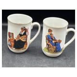 Norman Rockwell mugs