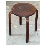 Alvar Aalto Style Mid-Century Modern Wood Stool