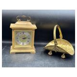 Untested Seth Thomas clock & home decor