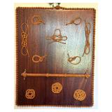decorative nautical rope knot display board