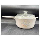 Country Cornflower Corning ware pot
