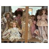 Vintage dolls porcelain and more