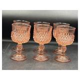 Diamond Point Pink by INDIANA GLASS
