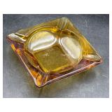 Vintage Amber ashtray