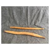 antique wooden pig hog stretchers 24ï¿½