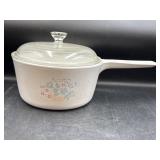 Country Cornflower Corning ware pot