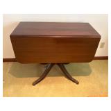 Vintage single drawer drop side table