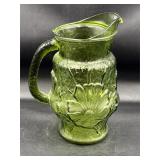 Anchor Hocking pitcher Rainflower avocado green