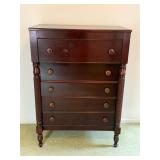 Vintage American Empire style tall chest
