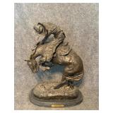 22' 60 lbs bronze Rattlesnake Frederic Remington