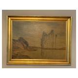 reproduction View on the Seine: Harp of the Winds